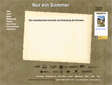 Tablet Screenshot of nur-ein-sommer.de